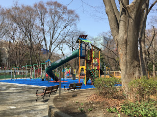 新宿中央公園の新しい遊具