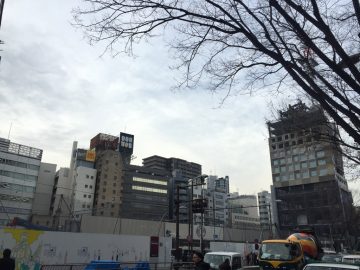 宮下公園後に建つホテルかな？