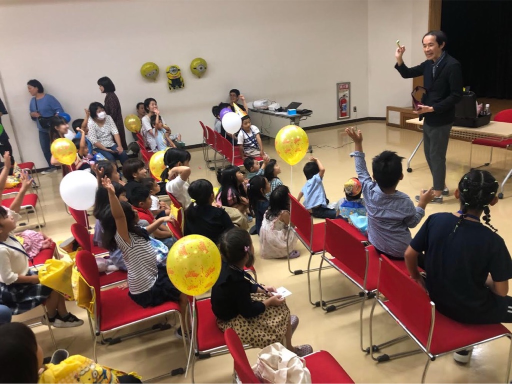 5歳のバースデーパーティーでマジシャンの子供向け大規模マジックショー in 町田市