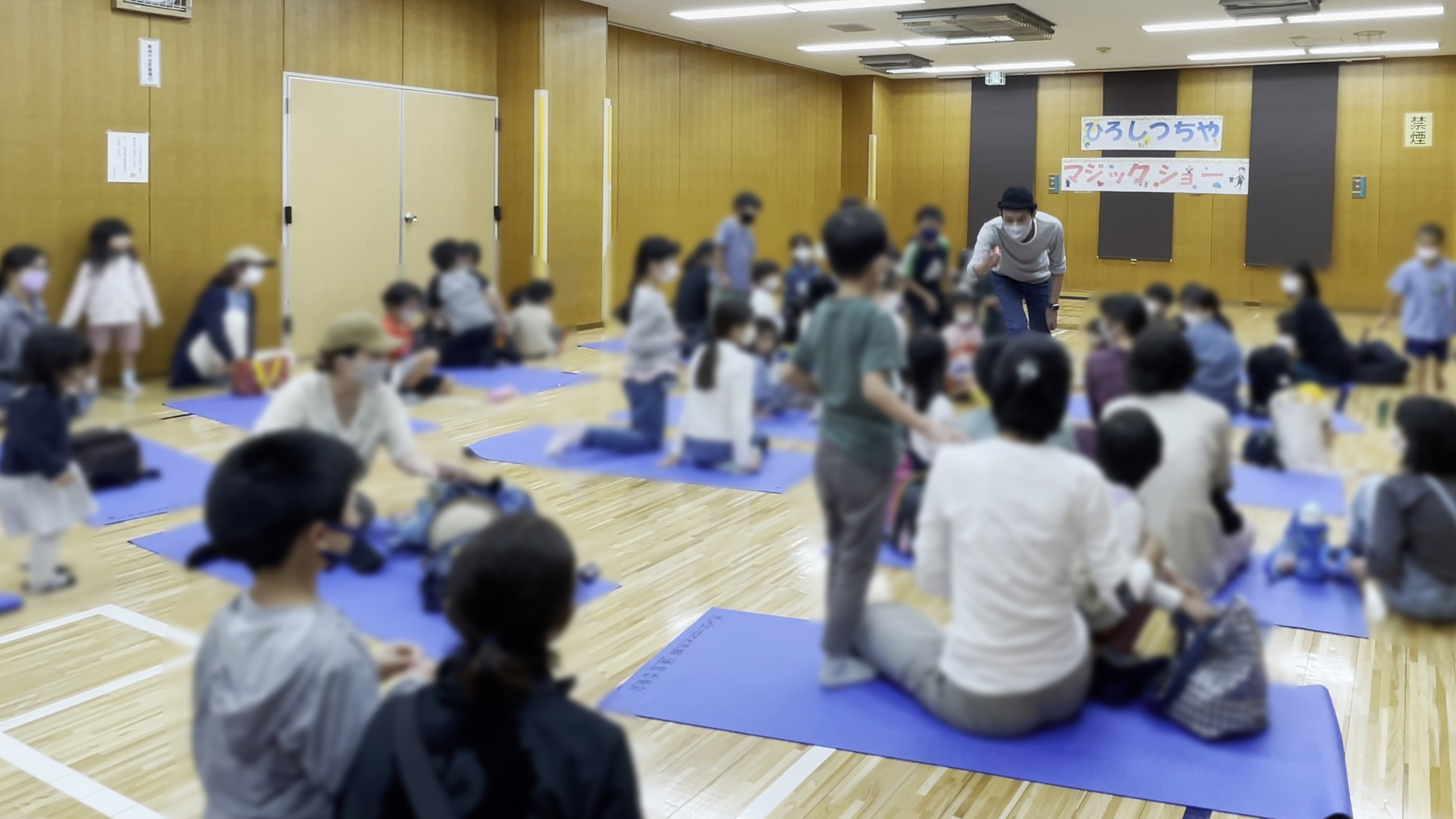 子供の耳から謎の赤い光が出現！ 光が丘地区区民館子供向けイベントに出張マジシャン 練馬区, 東京都