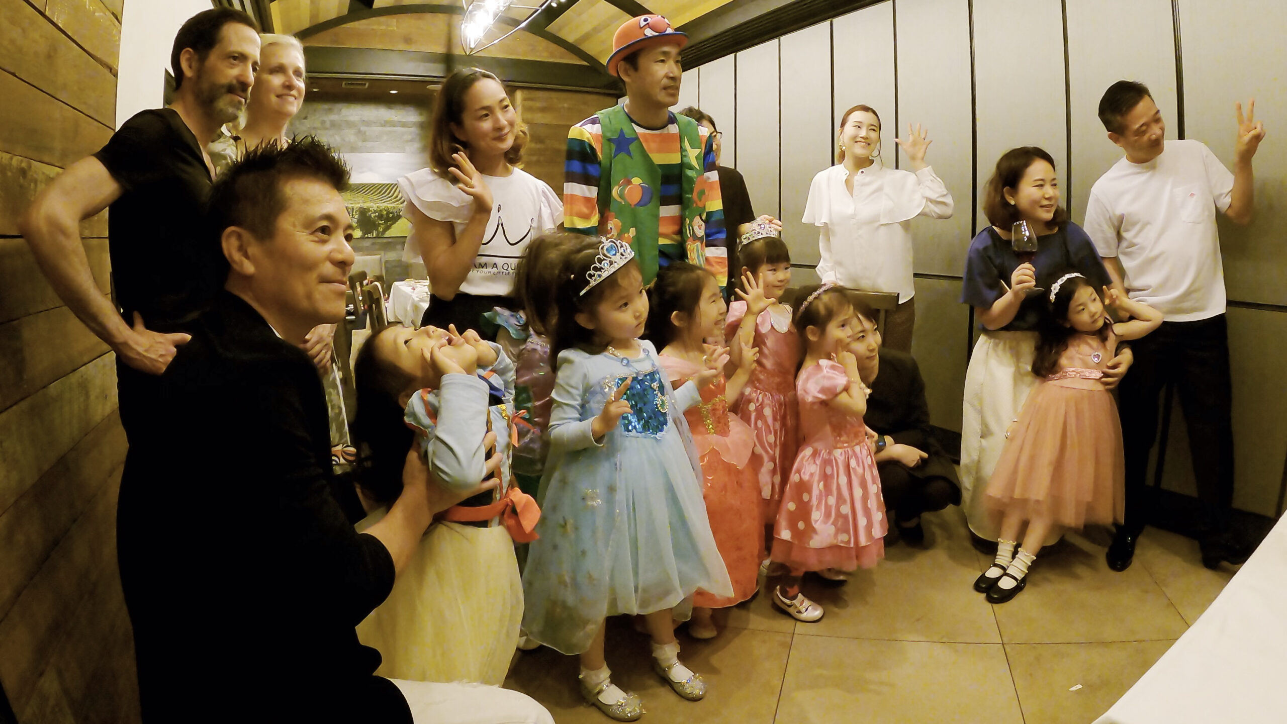 最後は全員で記念撮影をした！ 5歳女の子誕生会 恵比寿ガーデンプレイス