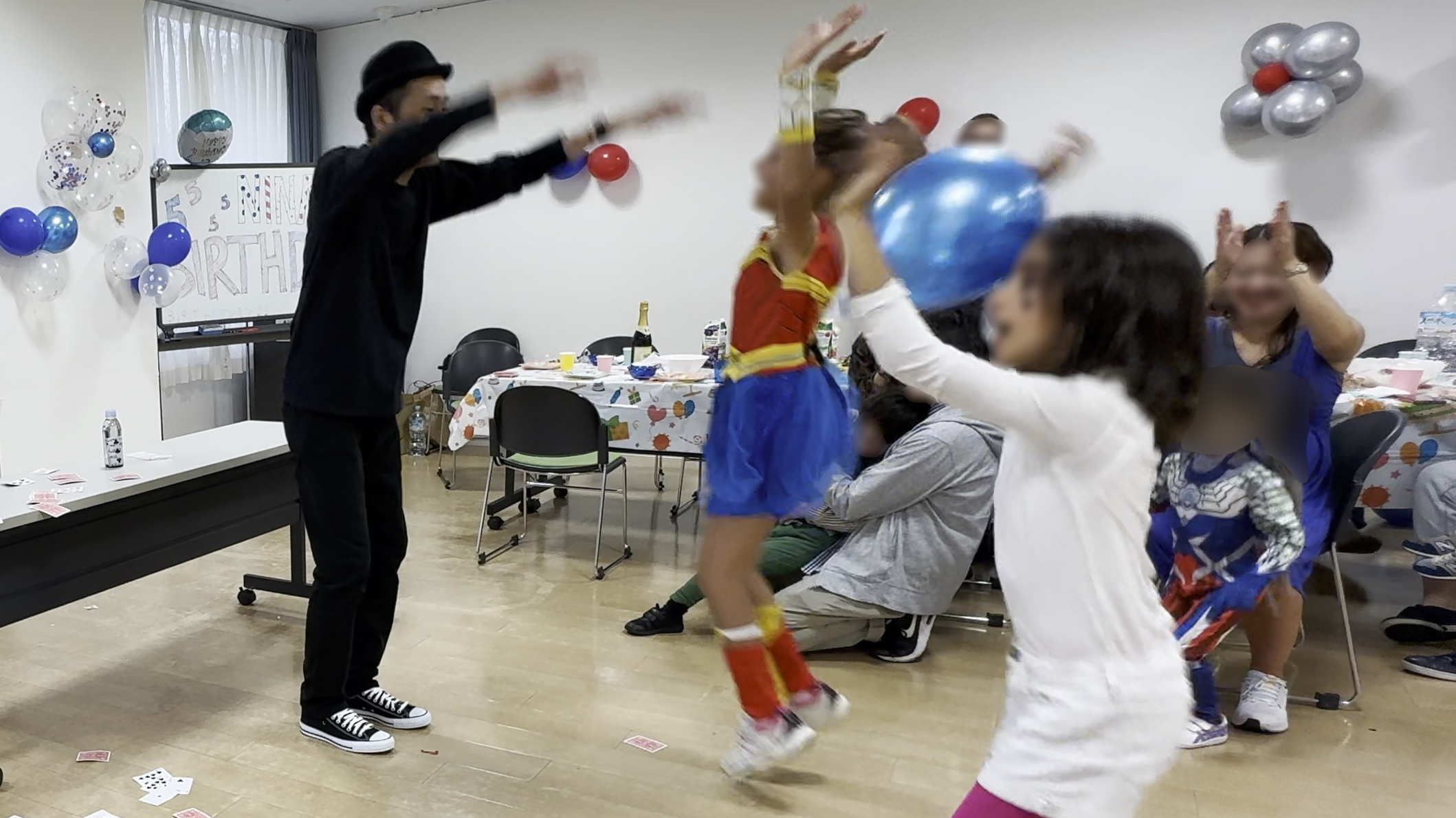 ひろしのマジックショーだったよ 5歳女の子の誕生日会でマジックショー 杉並区, 東京都 出張マジシャン