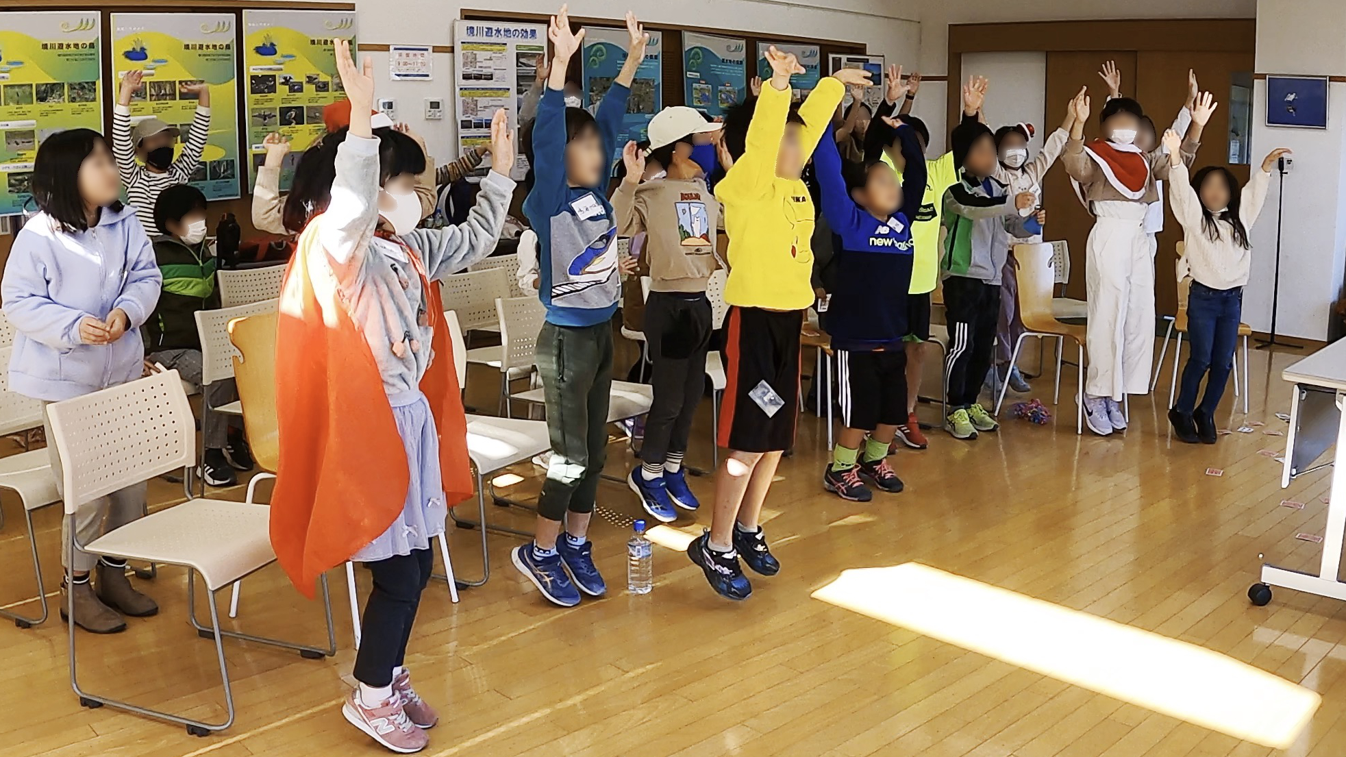 子供会のクリスマス会でマジックショー 藤沢市, 神奈川県